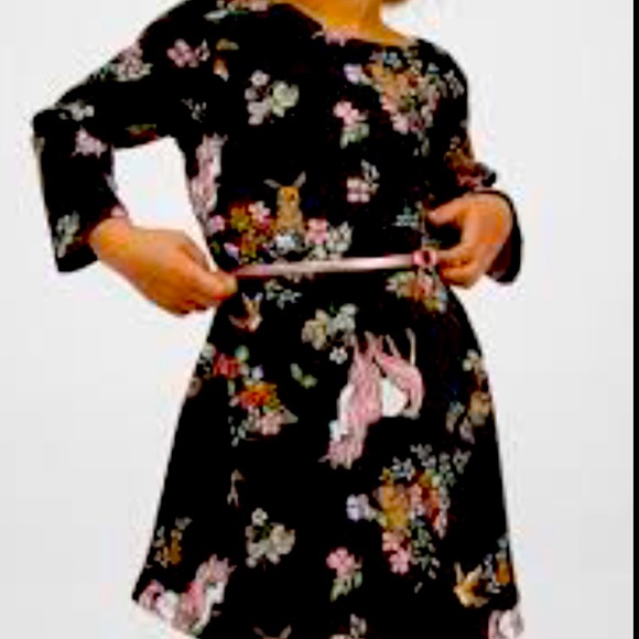 Brand new Unicorn Belted Sweatshirt Dress with Belt - Picture 3 of 5